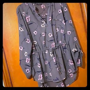 Sheer top / Olive Green